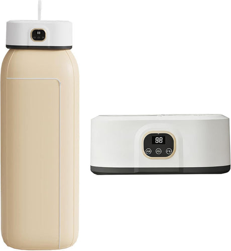 VIRELITHA-Foldable Portable Clothes Dryer 600W Hot Air Circulation with Digital Display Compact Design for Travel Dorm Apartment