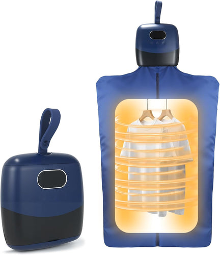 VIRELITHA-Portable Clothes Dryer Hanging Design Lightweight with Drying Bag for Travel Apartment Dorm Use