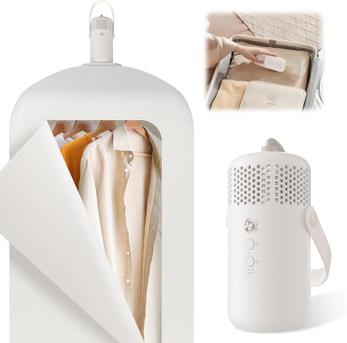 VIRELITHA-Portable Clothes Dryer Hanging Design 1000W Hot Air Drying with Drying Bag and Hook for Home Apartment Dorm