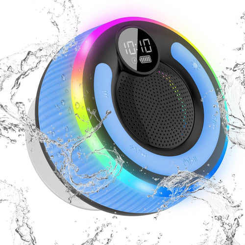 VIRELITHA-Portable Bluetooth Speaker with RGB Ring Light