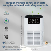 Load image into Gallery viewer, VIRELITHA-Air Purifier Smoke Odor Negative Ion Generator with Aromatherapy Air Cleaner