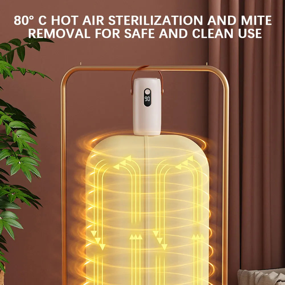 VIRELITHA-Baby Mini Clothes Dryer Foldable Smart Electric Laundry Sterilizer Drying Rack Energy Efficient Quiet Drying Machine