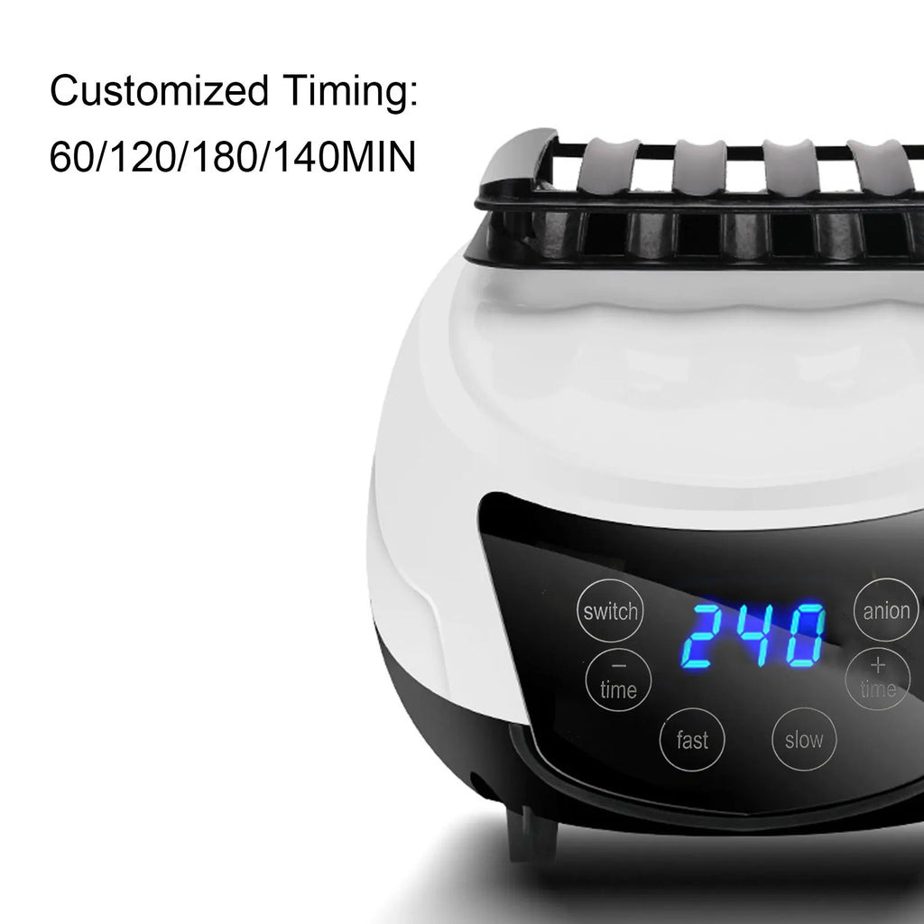 VIRELITHA-1500W Clothes Drying Machine Six Buttons Host White Silent Operation Electric Clothes Dryer with Remote Control