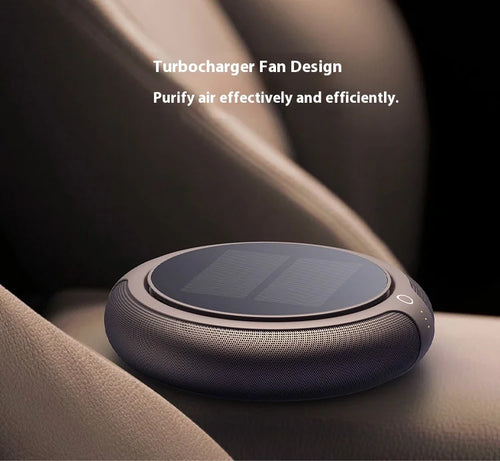 VIRELITHA-Car Air Purifie HEPA Filter Solar Aroma Air fresher Vehicle Home Desk Electric Product Supplies Gadgets